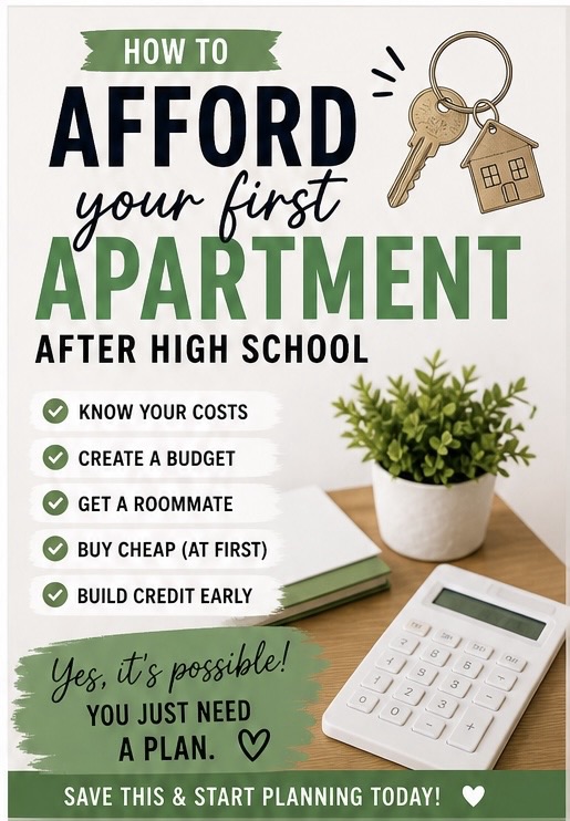 How to Afford Your First Apartment After High School