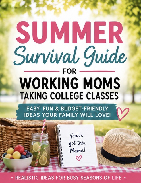 Summer Survival Guide for Working Moms Taking College&nbsp;Classes