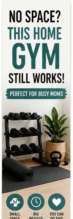 No Space? Try This Small Home Gym Setup (Perfect for Busy Moms)
